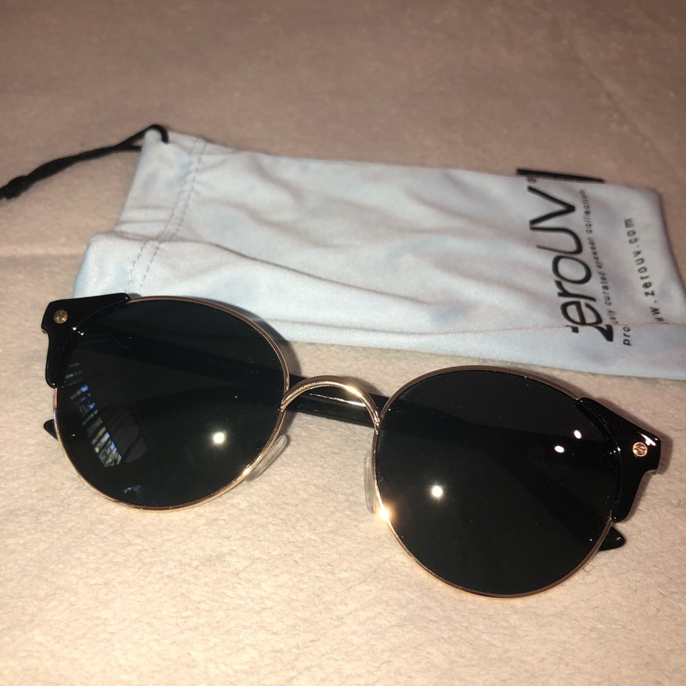 [Free with other purchase] gold frame sunglasses